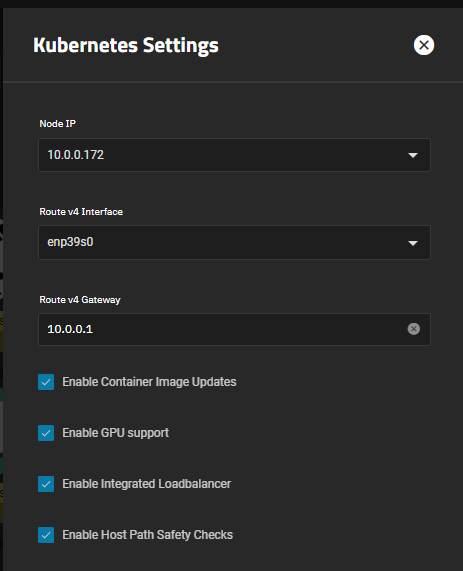 Apps Advanced Settings
